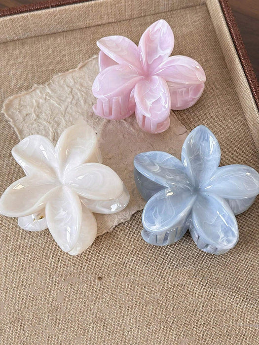 SHEIN 1 pinza para el pelo de acrílico con diseño de flor - Quierox - Tienda Online