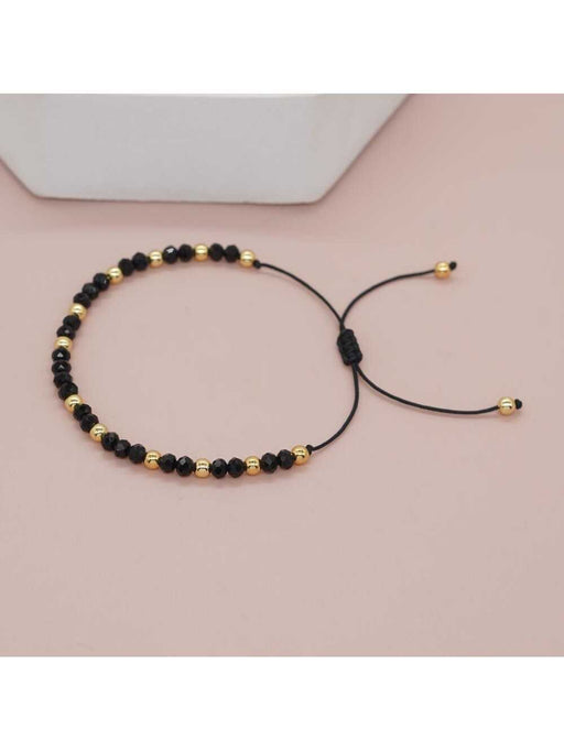 Shein 1 pulsera de hilo con decoración de bola bohemia para hombres y mujeres - Quierox - Tienda Online