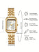 SHEIN 1 reloj de pulsera de cuarzo clásico de lujo para mujer con correa de acero inoxidable - Quierox - Tienda Online