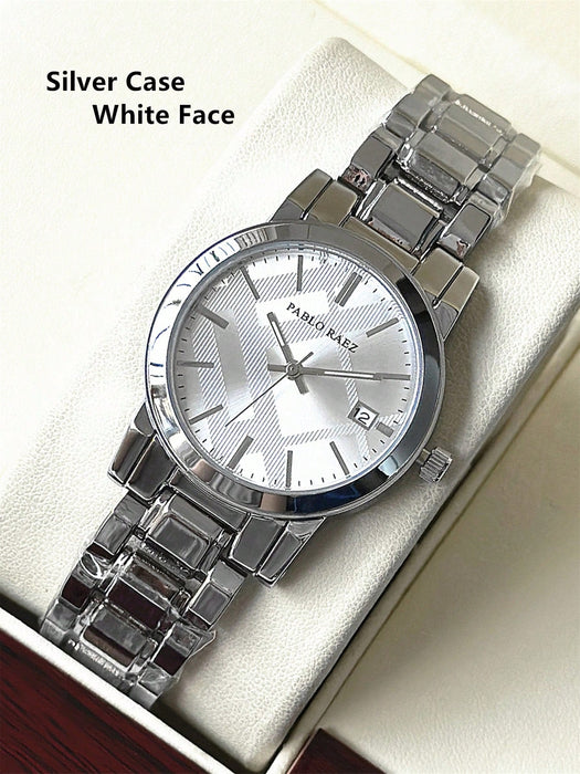SHEIN 1 Reloj Pablo Raez de vestir de lujo para mujer - Quierox - Tienda Online