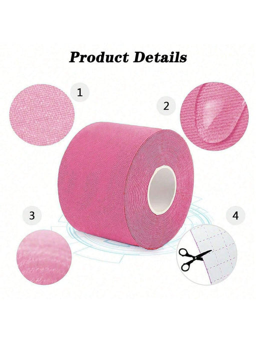 Shein 1 rollo de cinta deportiva de 2,5 cm x 5 m, vendaje adhesivo elástico para prevención de lesiones deportivas - Quierox - Tienda Online