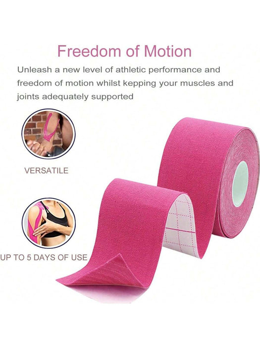 Shein 1 rollo de cinta deportiva de 2,5 cm x 5 m, vendaje adhesivo elástico para prevención de lesiones deportivas - Quierox - Tienda Online