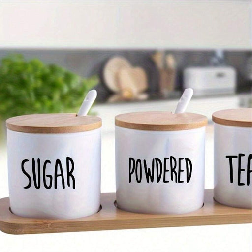 SHEIN 1 Set de 4 paquetes de etiquetas adhesivas para azúcar, café y té - Quierox - Tienda Online