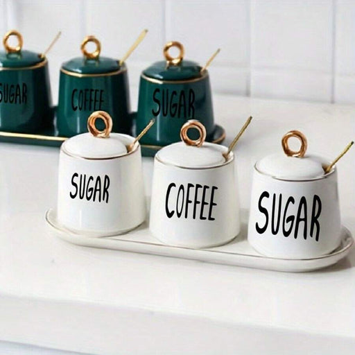 SHEIN 1 Set de 4 paquetes de etiquetas adhesivas para azúcar, café y té - Quierox - Tienda Online