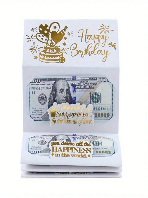 Shein 1 sobre sorpresa para regalo de cumpleaños, con 6 ranuras para tarjetas, elegante diseño - Quierox - Tienda Online