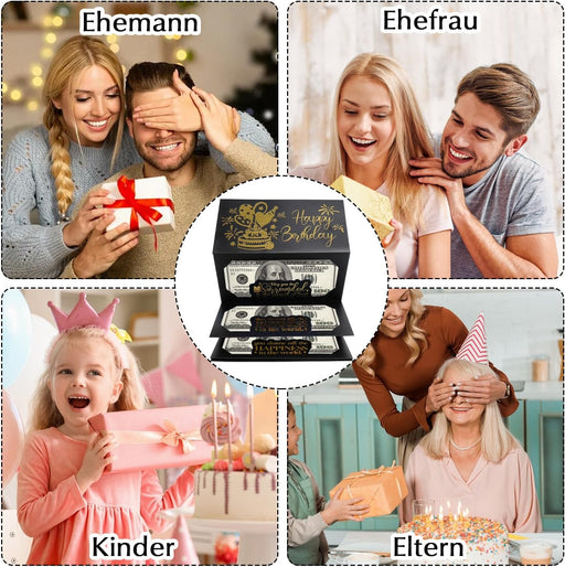 Shein 1 sobre sorpresa para regalo de cumpleaños, con 6 ranuras para tarjetas, elegante diseño - Quierox - Tienda Online