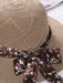 Shein 1 sombrero de sol para mujer con ala pequeña y lazo floral transpirable - Quierox - Tienda Online