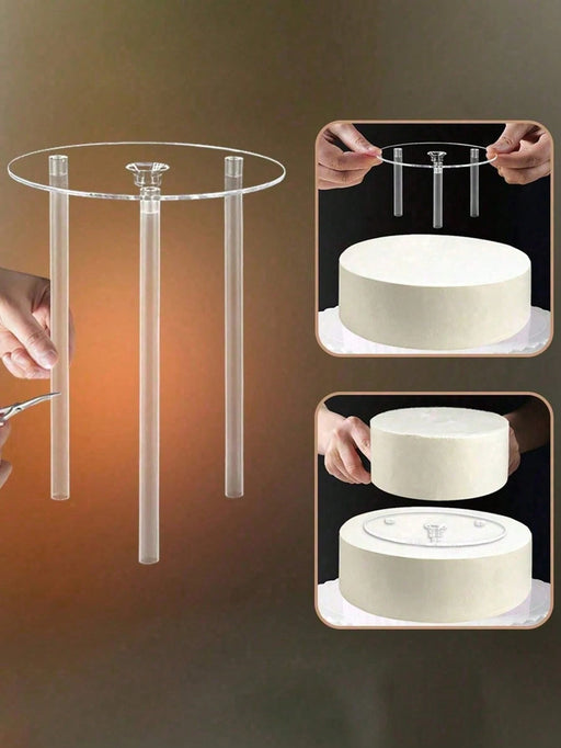 SHEIN 1 soporte para pasteles de 6 pulgadas, espaciadores de soporte multicapa - Quierox - Tienda Online