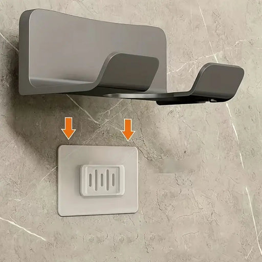 SHEIN 1 soporte para secador de pelo con gancho para enchufe, estante de pared - Quierox - Tienda Online