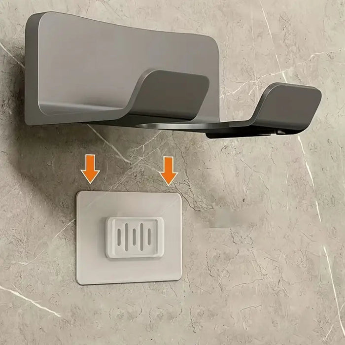 SHEIN 1 soporte para secador de pelo con gancho para enchufe, estante de pared - Quierox - Tienda Online