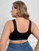 SHEIN 1 sujetador de lencería sin aros con cierre frontal de encaje y patchwork - Quierox - Tienda Online