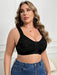 SHEIN 1 sujetador de lencería sin aros con cierre frontal de encaje y patchwork - Quierox - Tienda Online