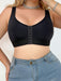 SHEIN 1 sujetador sencillo de talla grande con cierre frontal liso - Quierox - Tienda Online