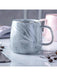 Shein 1 taza de cerámica con estampado de mármol para la vuelta al cole - Quierox - Tienda Online