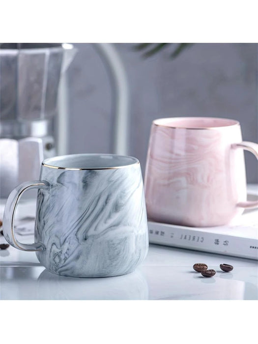 Shein 1 taza de cerámica con estampado de mármol para la vuelta al cole - Quierox - Tienda Online