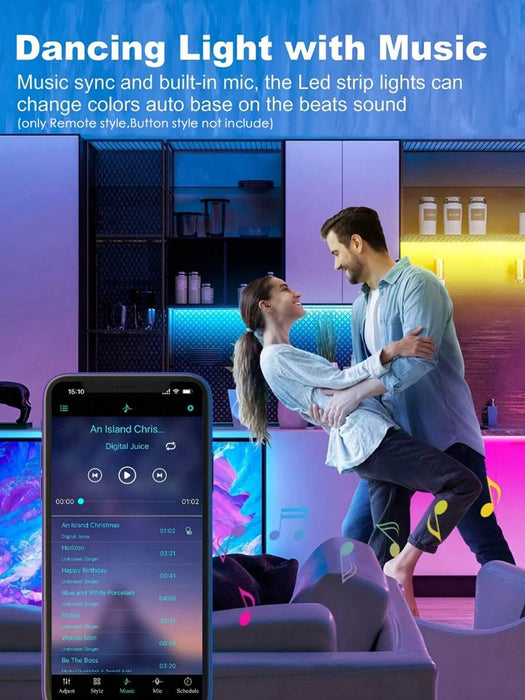 Shein 1 tira de luces LED de 16.4 ft/ 5M - Quierox - Tienda Online