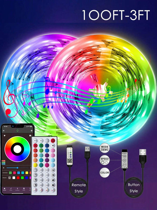Shein 1 tira de luces LED de 16.4 ft/ 5M - Quierox - Tienda Online