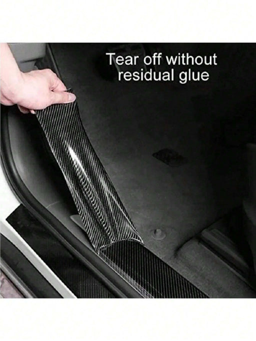 Shein 1 unidad de 5 m x 10 cm de fibra de carbono para coche, tira protectora para el umbral del coche - Quierox - Tienda Online