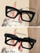 SHEIN 1 unidad de gafas Y2K Squared con lentes transparentes estilo retro - Quierox - Tienda Online