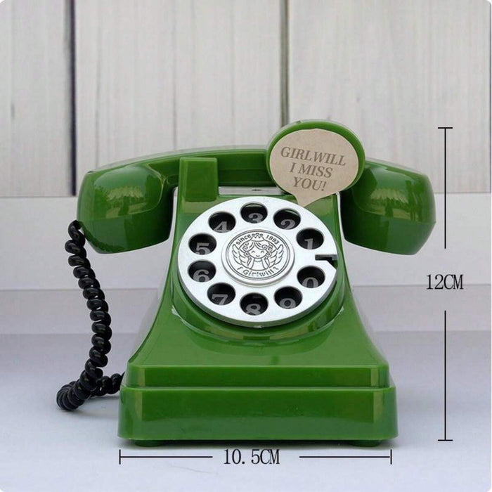 Shein 1 unidad de hucha con forma de teléfono color verde - Quierox - Tienda Online