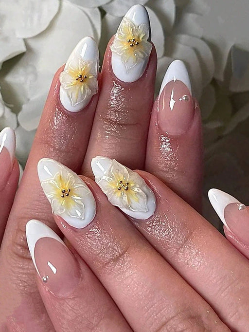 SHEIN 1 unidad de pegatinas para uñas con relieve de flores - Quierox - Tienda Online