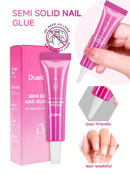 Shein 1 unidad. Pegamento para uñas semisólido de secado rápido de 10 g - Quierox - Tienda Online