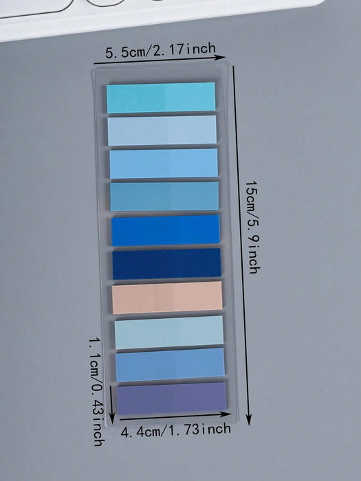 SHEIN 10 Colores Pegatinas De Índice De Serie De Color - Quierox - Tienda Online