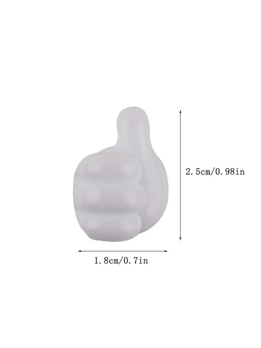 Shein 10 ganchos de pared creativos con forma de pulgar de dibujos animados - Quierox - Tienda Online