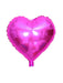 SHEIN 10 globos decorativos en forma de corazón, globo rosa fuerte metálico de 18 pulgadas - Quierox - Tienda Online