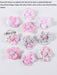 SHEIN 10 gomas para el pelo con flores rosas y estampado para niñas - Quierox - Tienda Online