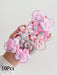 SHEIN 10 gomas para el pelo con flores rosas y estampado para niñas - Quierox - Tienda Online