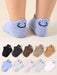 Shein 10 pares de calcetines casuales para bebé con estampado aleatorio de carita feliz - Quierox - Tienda Online