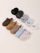 Shein 10 pares de calcetines casuales para bebé con estampado aleatorio de carita feliz - Quierox - Tienda Online