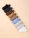 Shein 10 pares de calcetines casuales para bebé con estampado aleatorio de carita feliz - Quierox - Tienda Online