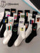 Shein 10 pares de calcetines deportivos casuales de media pantorrilla con grafiti - Quierox - Tienda Online