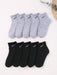 SHEIN 10 pares de calcetines infantiles de colores surtidos al azar - Quierox - Tienda Online