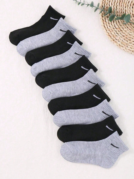 SHEIN 10 pares de calcetines infantiles de colores surtidos al azar - Quierox - Tienda Online