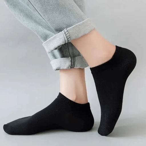 SHEIN 10 pares de calcetines informales tipo náutico de color liso, unisex - Quierox - Tienda Online