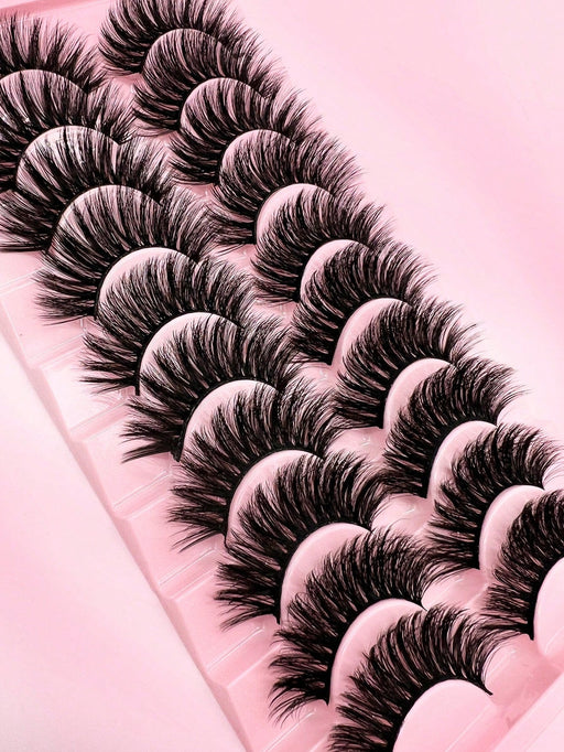 Shein 10 pares de pestañas postizas naturales esponjosas - Quierox - Tienda Online