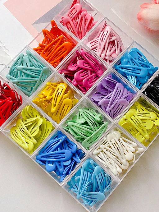 Shein 10 piezas Clips para el cabello de colores caramelo Y2K lindos de epoxy coloridos de tamaño pequeño - Quierox - Tienda Online