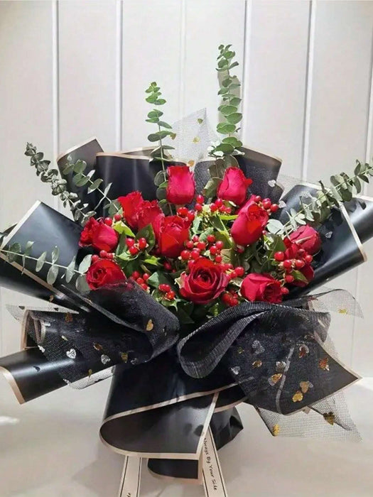 SHEIN 10 piezas de papel de regalo con borde dorado estilo coreano - Quierox - Tienda Online