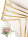 SHEIN 10 piezas de papel de regalo con borde dorado estilo coreano - Quierox - Tienda Online