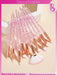 Shein 10 piezas de pinceles de maquillaje de ojos con mango de cristal rosa - Quierox - Tienda Online
