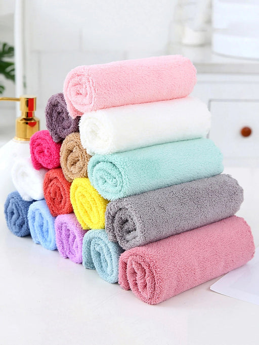 SHEIN 10 piezas de toallas de cocina/paños de platos gruesos, colores surtidos, de fibra - Quierox - Tienda Online
