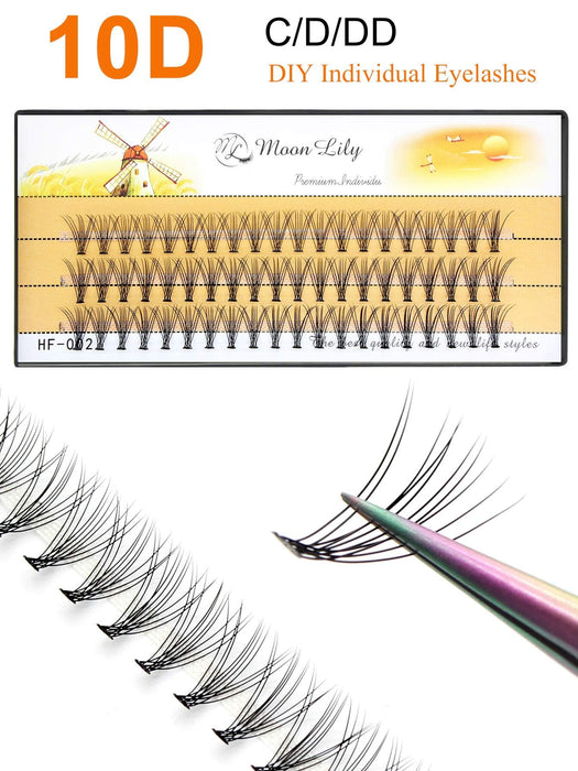Shein 10 piezas por manojo, pestañas 10D - Quierox - Tienda Online