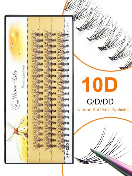 Shein 10 piezas por manojo, pestañas 10D - Quierox - Tienda Online