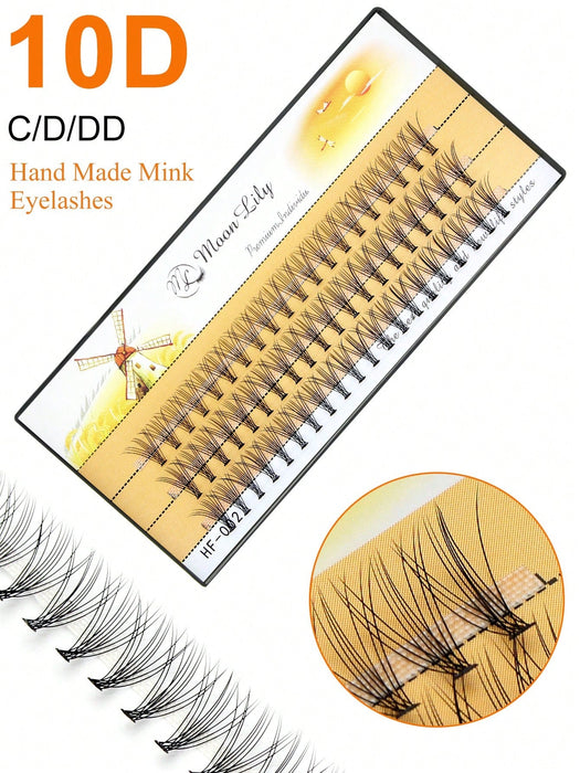 Shein 10 piezas por manojo, pestañas 10D - Quierox - Tienda Online