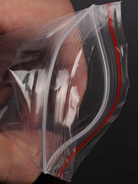 Shein 100 bolsas de plástico transparente autosellables y gruesas para envasar y sellar alimentos, dulces y té - Quierox - Tienda Online