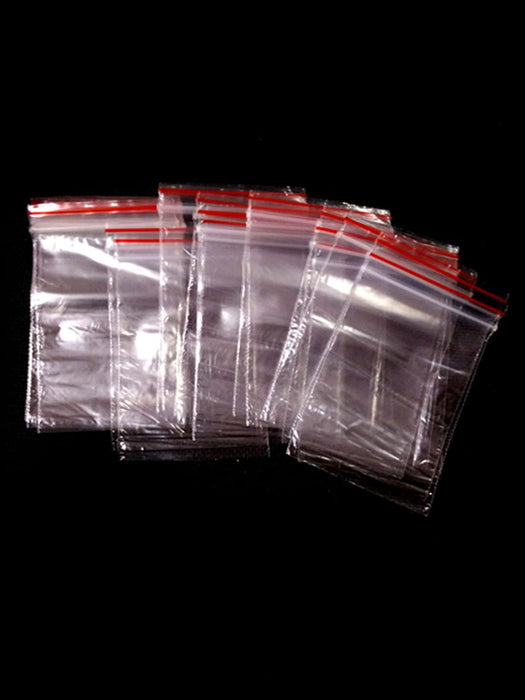 Shein 100 bolsas de plástico transparente autosellables y gruesas para envasar y sellar alimentos, dulces y té - Quierox - Tienda Online