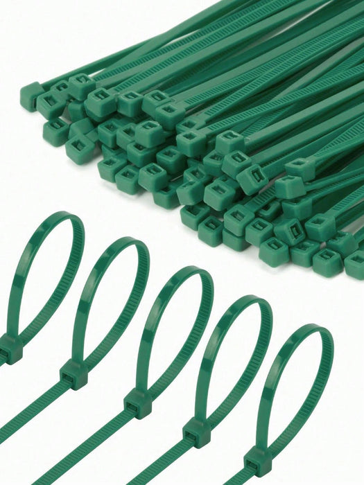 Shein 100 bridas autoblocantes verdes, 3 mm x 10 cm, resistentes al calor - Quierox - Tienda Online